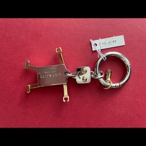 Coach robot key chain